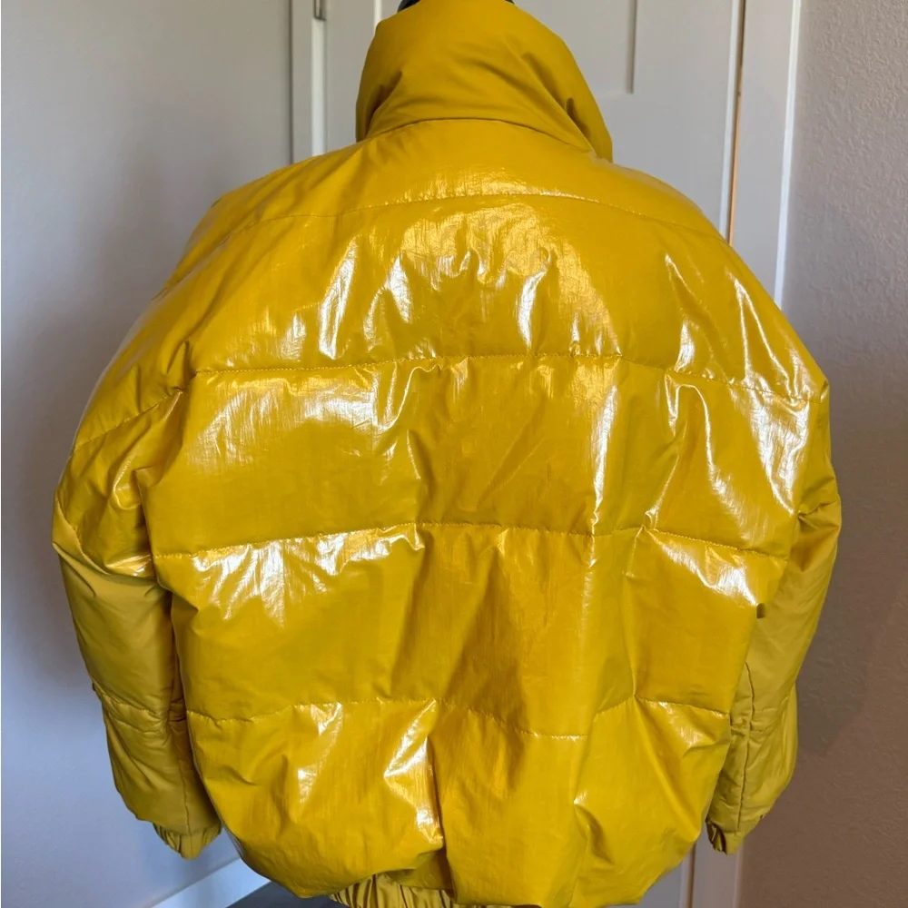 CAbi Bright Yellow Puffer Jacket - Picture 3 of 5